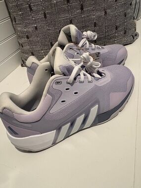 adidas Women's Light Lavender and White Running Sneakers
